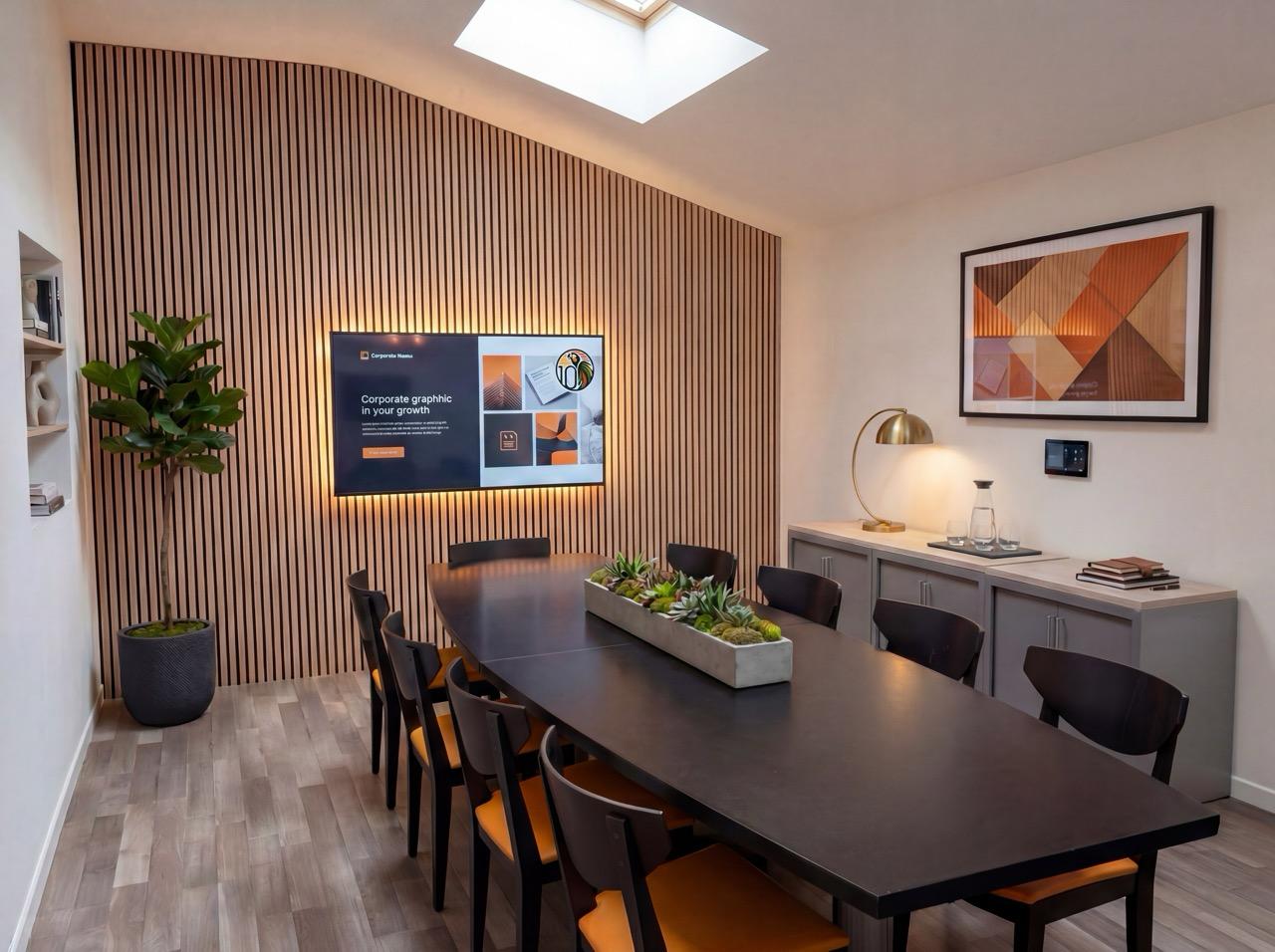 Grande salle de rencontre dans un coworking à Agen avec écran connecté