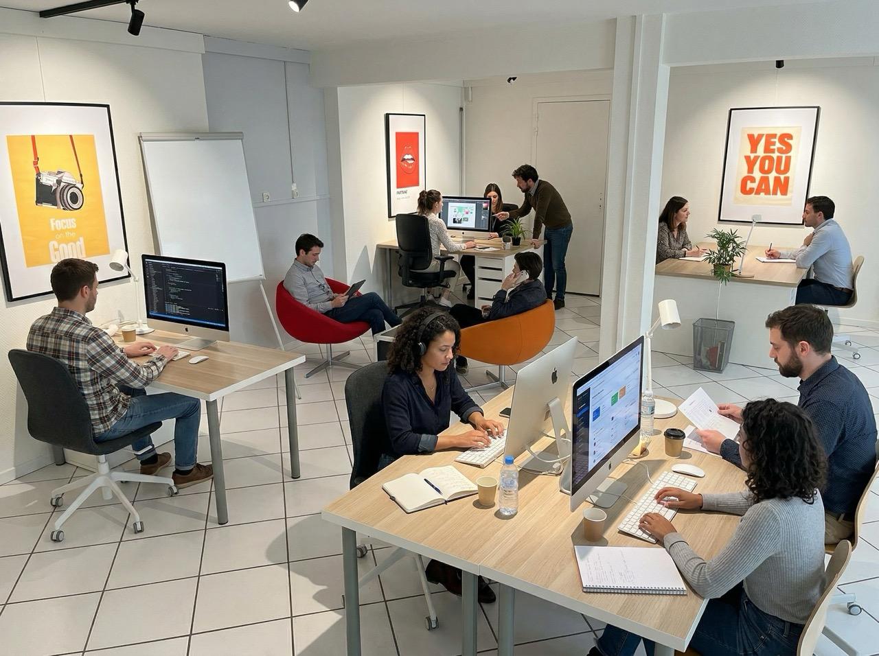 Le 10 Coworking equipe